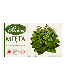 Bifix Mięta Herbatka ziołowa ekspresowa, 20 tor.