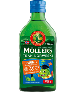 Mollers Tran Norweski Smak owocowy Płyn