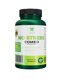 Lanco Nutritions No Stress Combo, odporność na stres, zdrowszy sen, 60 kaps.