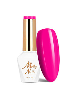 MollyNails Power Flower Pink Tulip Lakier Hybrydowy UV LED Nr 723 8 g