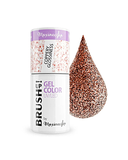 BrushUp! Gel Color UV/LED lakier hybrydowy do paznokci Coppery Glossiness, 5g