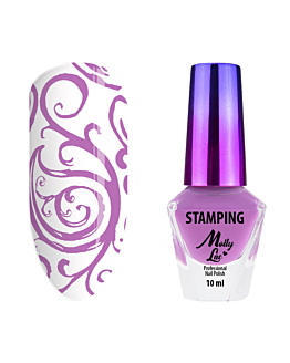 MollyLac Lakier Do Stempli I Stampingu Różowy Nr 6 10ml
