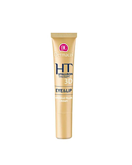 Dermacol Hyaluron Therapy 3D Eye & Lip Wrinkle Filler Cream krem remodelujący okolice oczu i ust, 15ml