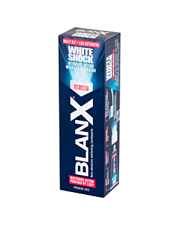 BlanX White Shock Wybielająca paasta do zębów + Akcelerator X-Led