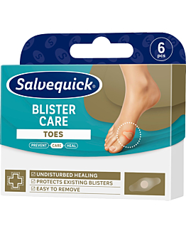 Salvequick Blister Care Toe Plastry na pęcherze na palcach, 6 szt.