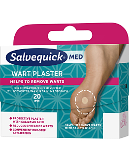 Salvequick Wart Plaster na kurzajki 