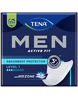 Tena Men Active Fit Livello 1, Assorbenti per Incontinenza Maschile 24 pz