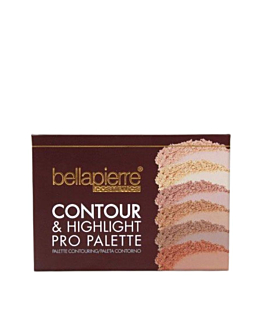 Bellapierre Cosmetics Paleta do konturowania i rozświetlania contour & highlight pro