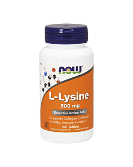 Now Foods L-Lysine 500 mg Tabletki, 100 szt.