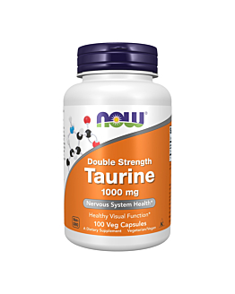 Now Foods Taurine 1000 mg Kapsułki, 100 sztuk