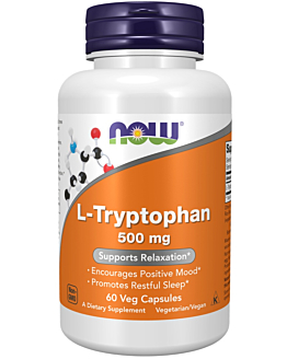 Now Foods L- Tryptophan 500 mg, kapsułki 60 szt.