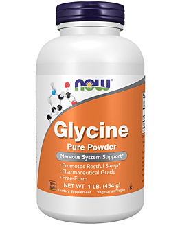 Now Foods Glycine 1000 mg, Pure Powder 454 g