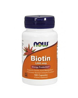Now Foods Biotin 1000 mcg, kapsułki 100 szt.