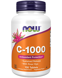 Now Foods C-1000 RH- przedłużone uwalnianie, 100 szt.