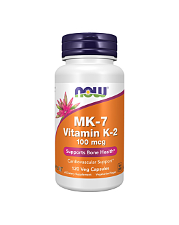 Now Foods Witamina K-2 MK-7 100 mcg Kapsułki, 120 sztuk