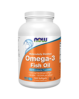 Now Foods Omega-3 1000 mg Kapsułki, 500 sztuk