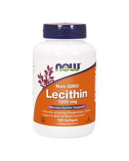 Now Foods Lecytyna 1200 mg Kapsułki, 200 sztuk