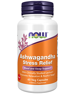 Now Foods Ashwagandha Stress Relief, kapsułki 60 szt.
