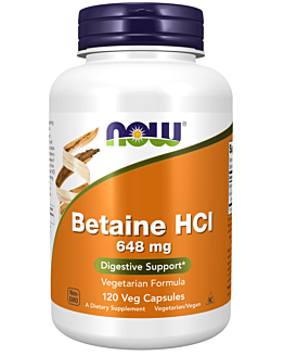 Now Foods Betaine HCL  120 szt.