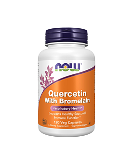 Now Foods Kwercetyna z bromelainą Kapsułki, 120 sztuk
