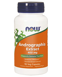 Now Foods AndroGraphis Extract 400 mg, kapsułki 90 szt