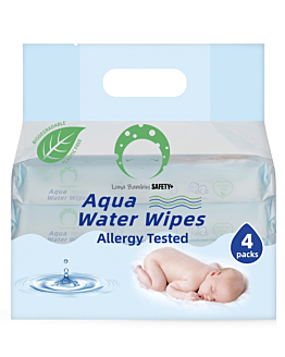 Luna Bambini Aqua Water Wipes Chusteczki wodne 4 x 50 szt.
