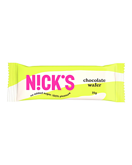 NICKs Chocolate Wafer Bezglutenowy Wafelek w 34% Czekoladzie Mlecznej