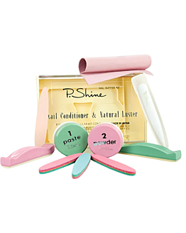 Gashio Zestaw Manicure Japoński Regeneracja Paznokci Odżywka Serum P.Shine