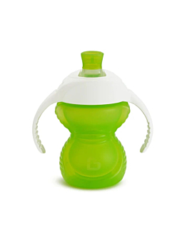 Munchkin Kubek treningowy z ustnikiem odpornym na gryzienie, zielony, 237 ml