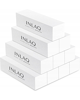 INLAQ Blok Polerski do Paznokci 100/100, 10 szt.
