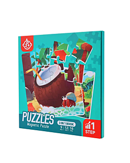 Habarri Puzzle magnetyczne - Poziom 1 - Owoce