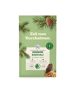 Dresdner Essenz Bio-Sosna i Jodła Sól do kąpieli, zestaw 2x 60 g