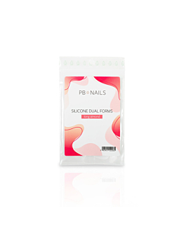 PB Nails Silikonowe formy do frencha Silicone Dual Forms Long Almond
