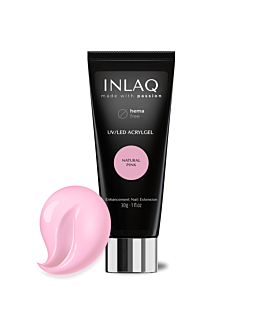 INLAQ Budujący Akrylożel do Paznokci, Natural Pink