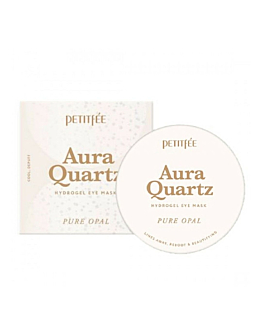 Petitfee Aura Quartz Hydrogel Eye Mask –Pure Opal, Płatki hydrożelowe pod oczy, 40szt.