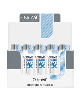 OstroVit BCAA Shot 20 x 80 ml o smaku cytrynowo-limonkowo-wiśniowym