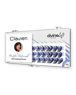 Clavier Divine Lift by Marta „Zmalowana” Parciak kępki rzęs – natychmiastowy lifting i zagęszczenie 10-13mm