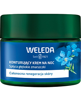 Weleda Konturujący krem na noc z goryczką letnią i szarotką alpejską 