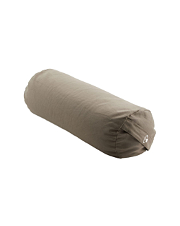 Myga Wałek / bolster do jogi łuska gryki - brązowy
