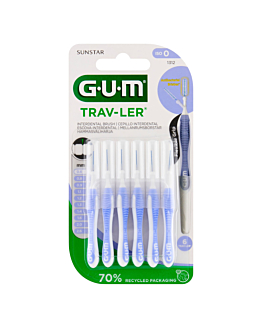 Gum Trav-ler Szczoteczki międzyzębowe 0,6 mm wrzosowe 6 szt.