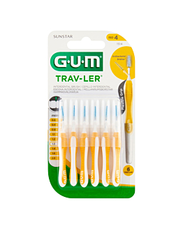 Gum Trav-ler Spazzolini Interdentali 1,3 mm Gialli 6 pz.