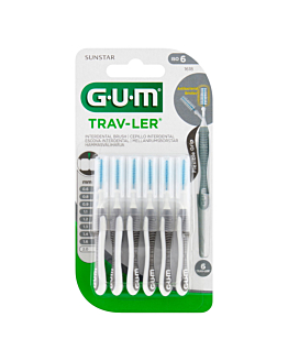 Gum Trav-ler Szczoteczki międzyzębowe 2,0 mm szare 6 szt.