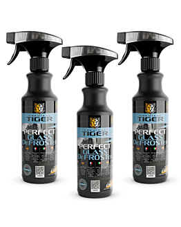 Chemical Tiger Odmrażacz do szyb lusterek zamków auta o zapachu Jagody Pomarańczy Zielonej herbaty 3 x 500ml