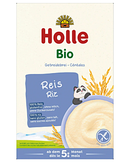 Holle Bio Kaszka pełnoziarnista ryżowa, bezglutenowa, bezmleczna od 5 m-ca życia