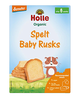 Holle Bio Sucharki orkiszowe dla niemowląt od 6 m-ca życia