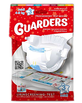 Guarders Mini Lab Zestaw Midi 4-9 Kg 2 Karty do Badania + Pieluszka Diagnostyczna