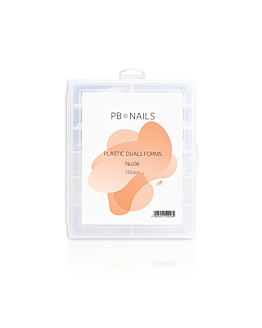 PB Nails Górne formy Dual Forms No.06 - owal