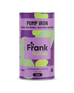 Frank Fruities Aktywne Żelazo, Żelki owocowe z dodatkiem żelaza, Smak czarna porzeczka i jabłko