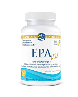 Nordic Naturals EPA Xtra 1640 mg, Skoncentrowane kwasy omega-3 EPA, Smak cytrynowy, Kapsułki