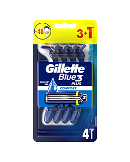 Gillette Blue3 Comfort - Maszynki do golenia 3+1 szt.